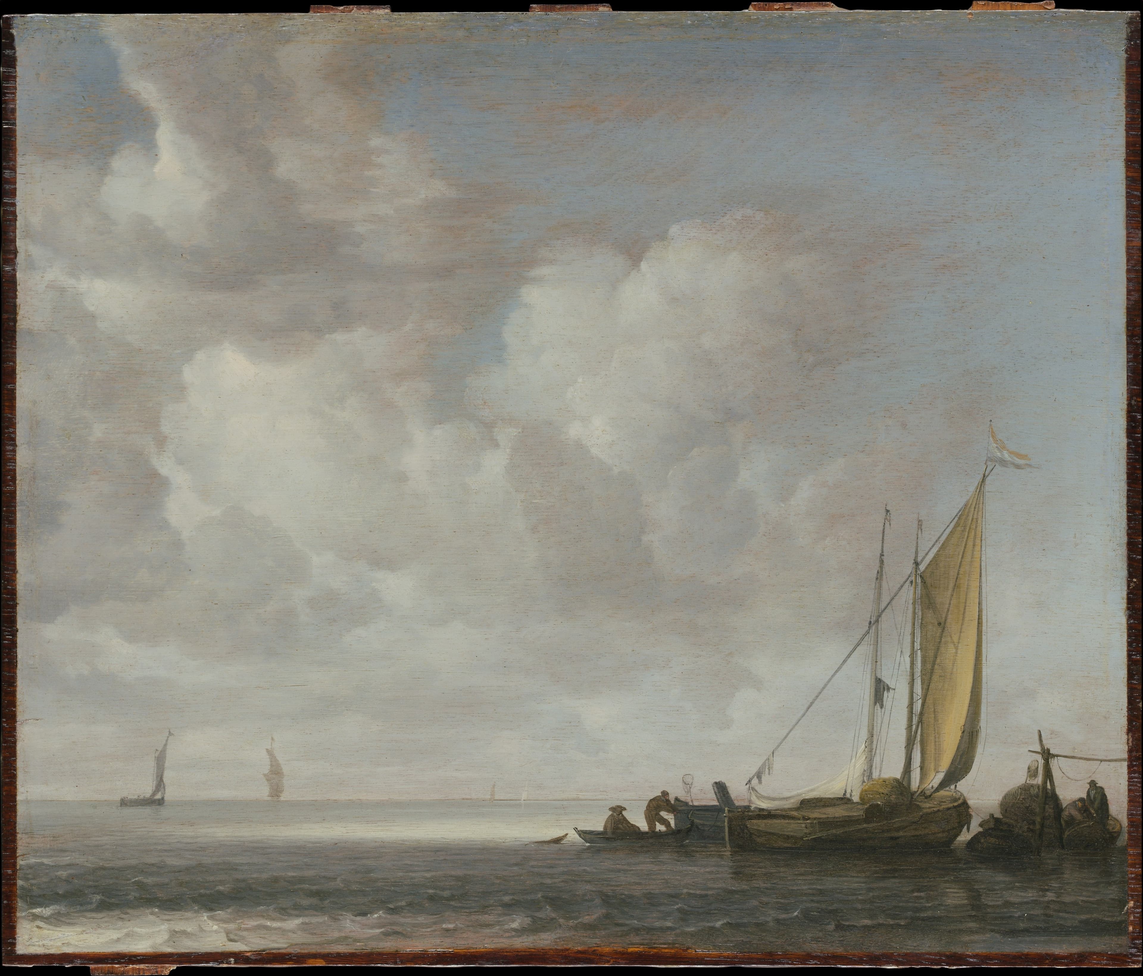 Calm Sea — Simon de Vlieger (Met Museum)
